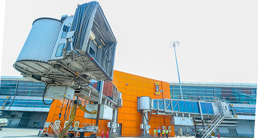Image showcasing Aviation Services by GMR Group.